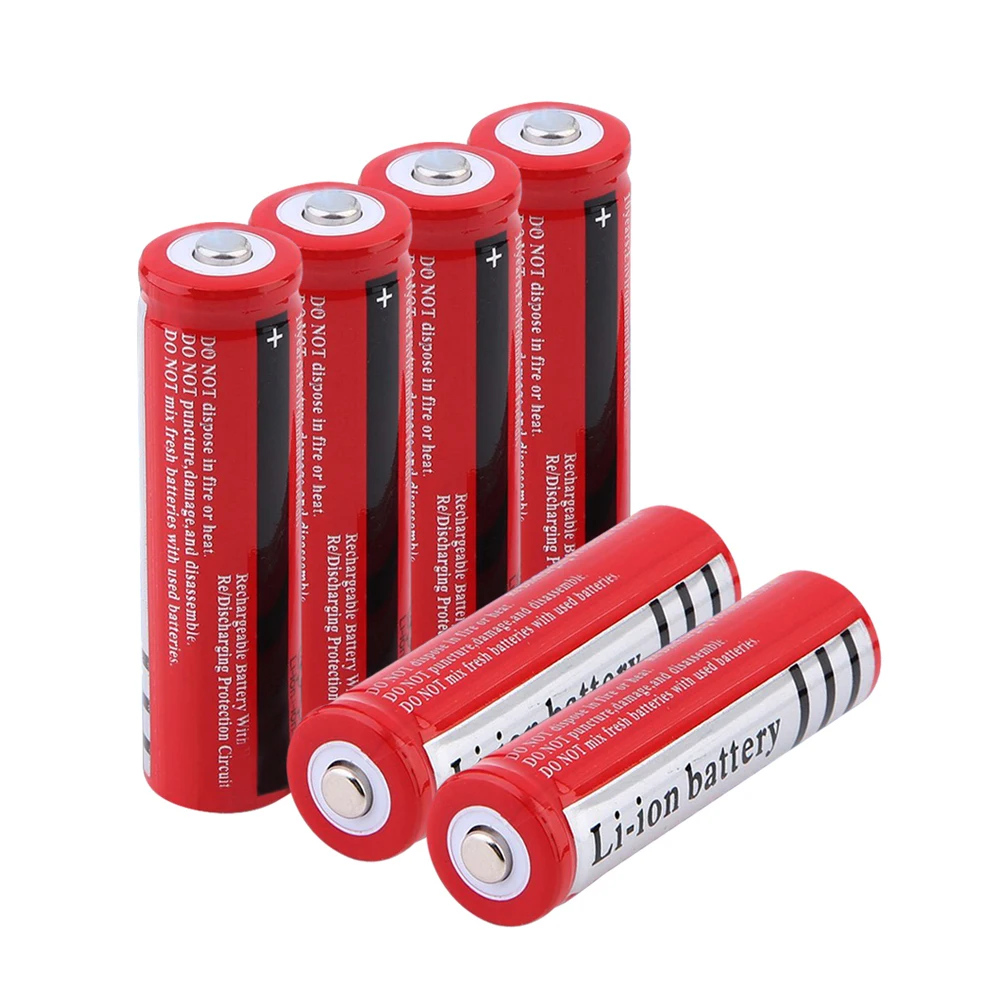 Высокая емкость brc 18650 батарея 3,7 v 3000mah аккумуляторная батарея для DVD камеры рация фонарик