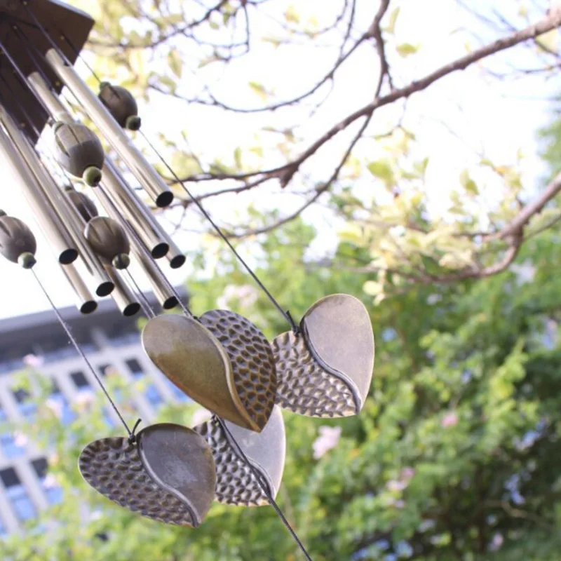 8 медных колокольчиков колокольчики ветра металлические Windchime Открытый Сад