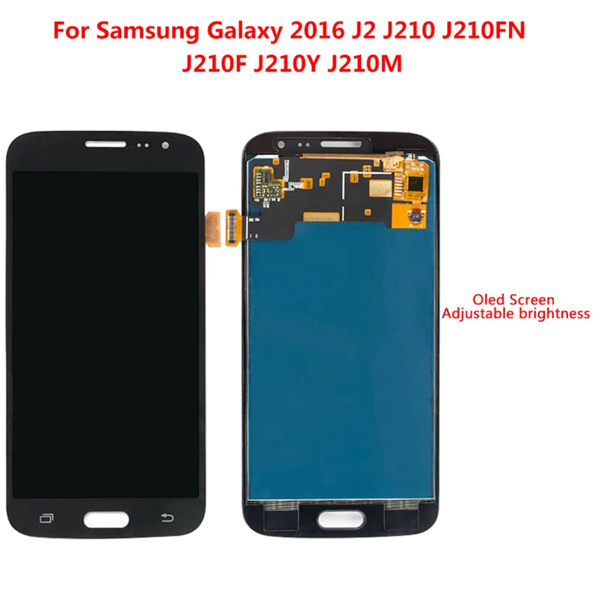 ЖК-дисплей s для Samsung Galaxy J2 2016 J210 J210F J210Y J210M J210FN Super AMOLED с сенсорным экраном