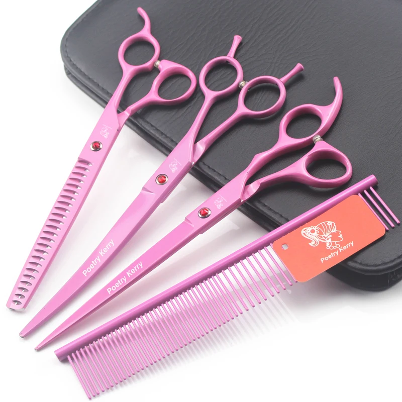 8 дюймов комплект для ухода за шерстью домашних животных Парикмахерские ножницы