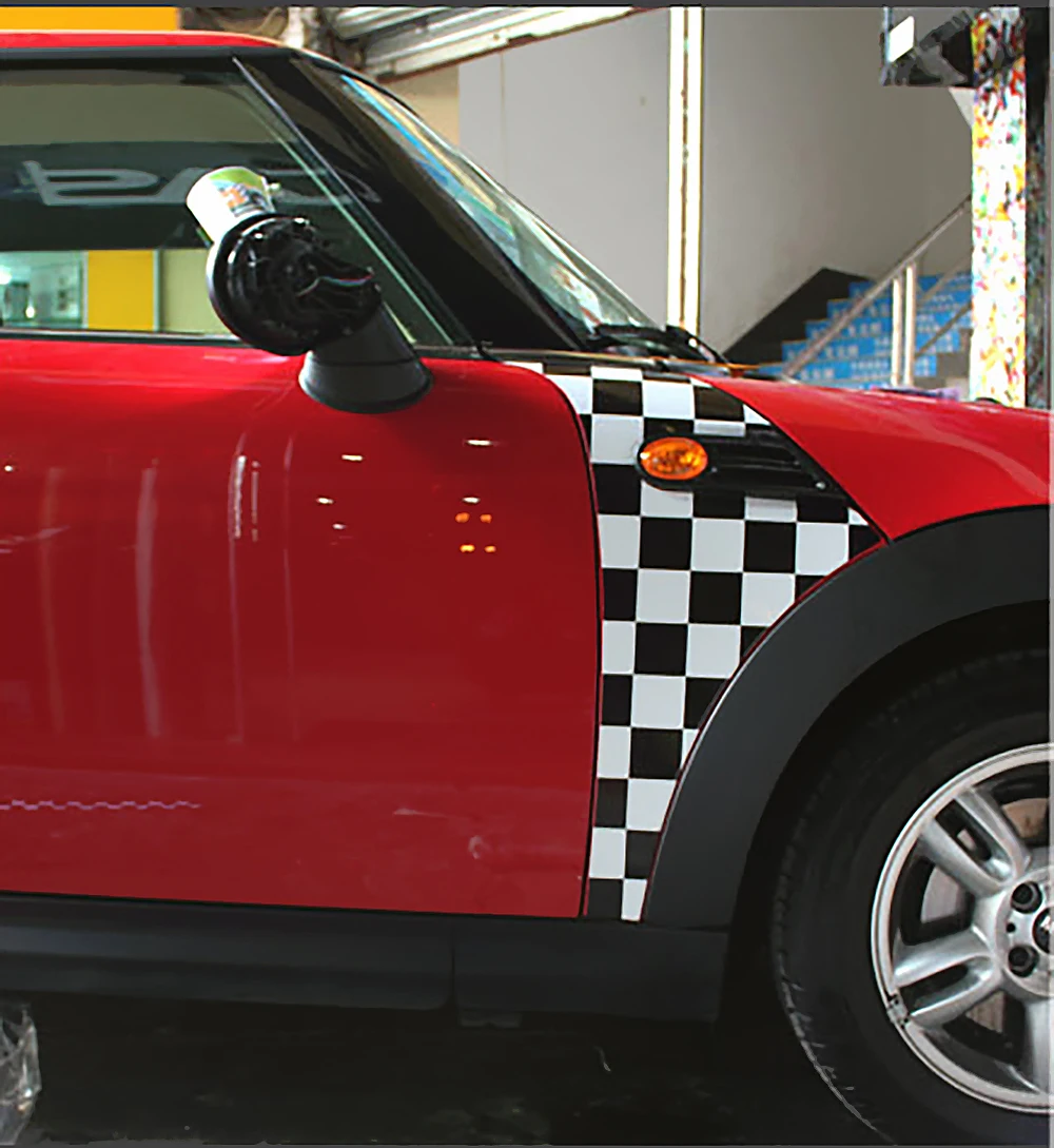 Декоративная наклейка на шахматную доску для Mini Cooper R55 R56 R60 R61 F55 F56|light sticker|sticker