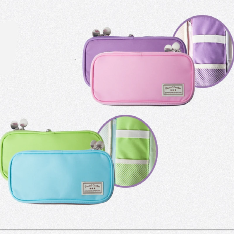 Япония KOKUYO Карандаш Чехол для карандашей Kawaii сумка двойной Слои Estuche Эсколар большой Ёмкость Хэлло Китти Para El Colegio школьные принадлежности