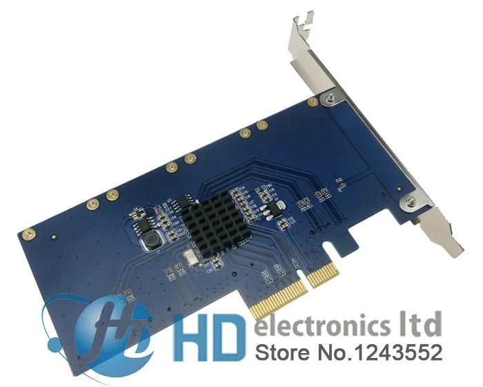 4 mSATA SSD PCI-e гибридный контроллер карты RAID0 RAID1 RAID10 Marvell HyperDuo SATAIII PCIe flash решения разгоняет базы данных