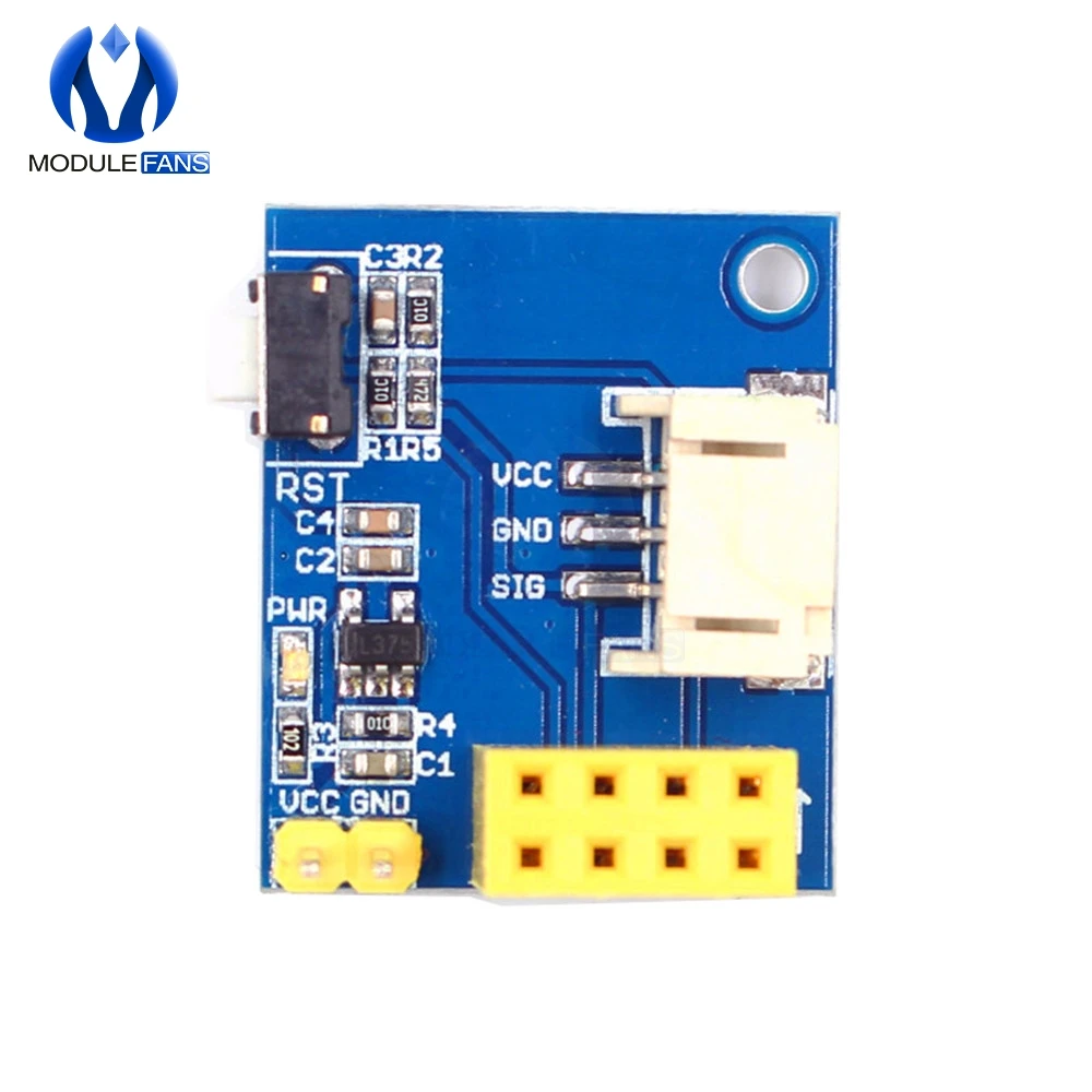 ESP8266 ESP01 ESP-01 RGB светодиодный контроллер Adpater wifi модуль для Arduino IDE WS2812 WS2812B 5050 16 бит светильник кольцо Рождество DIY