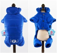 clearance xs s warm winter teddy dog jumpsuit coat pet snowsuit waterproof dog outfit dog clothes puppy dogs apparel