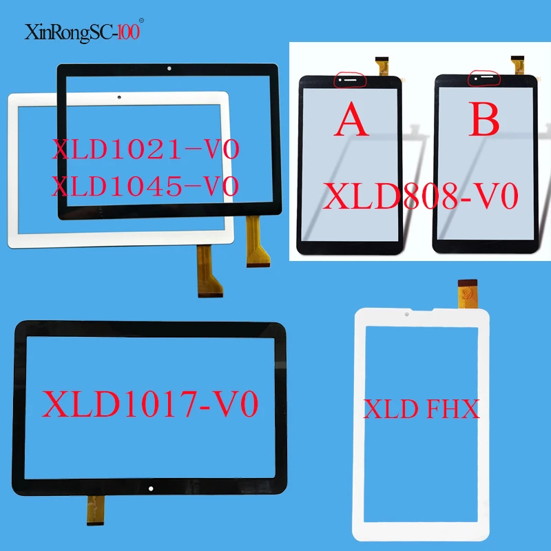 Новый планшетный ПК емкостный сенсорный экран панель дигитайзера Код: XLD1021 V0 XLD776