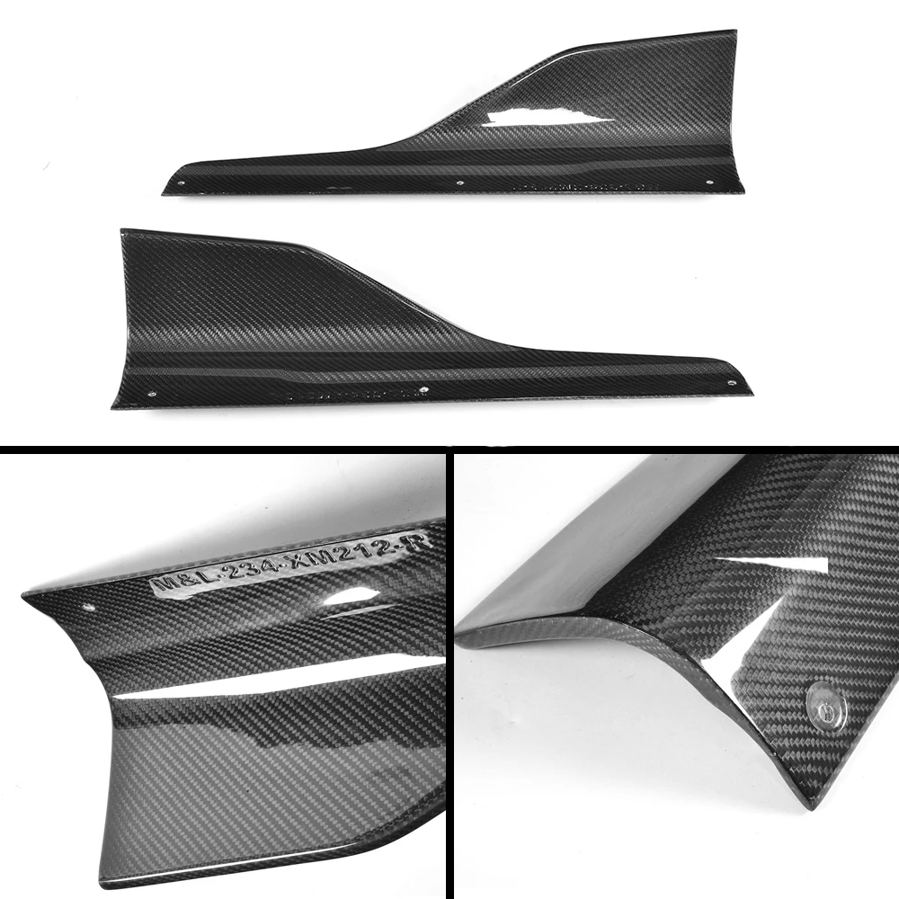 Боковые разветвители из углеродного волокна/ФАП Cupwings для BMW F87 M2 2 серии Base Coupe