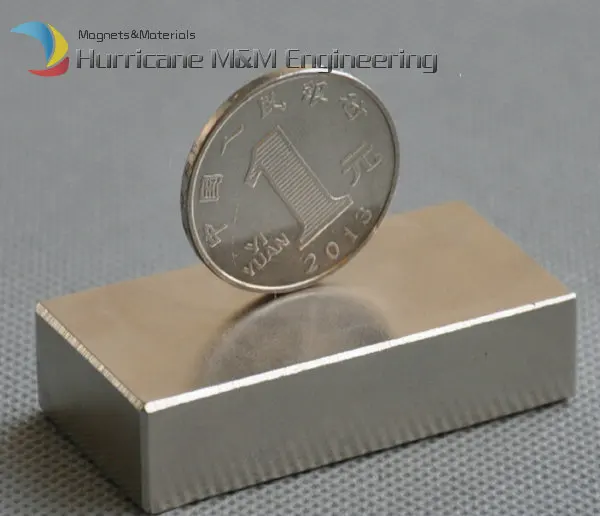 NdFeB N50 блок " x1" x1/" магнит ветровой турбины сильные неодимовые магниты для генератора редкоземельный двигатель магниты постоянные магниты
