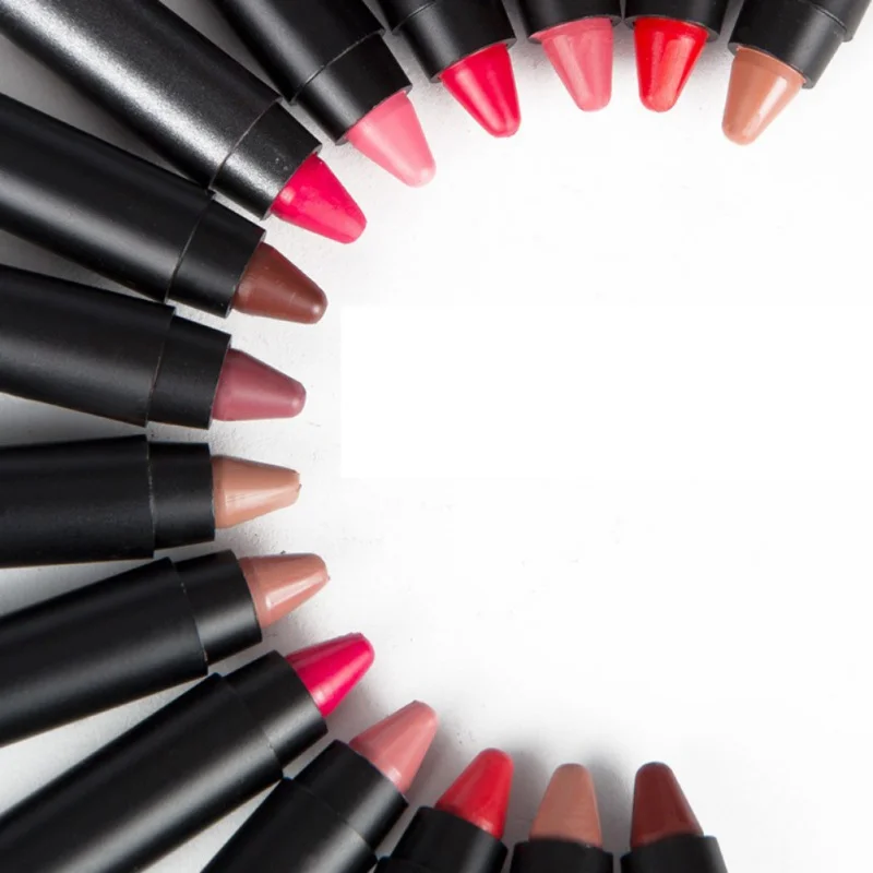 Сексуальная Женская матовая водостойкая ручка-карандаш для макияжа губ с