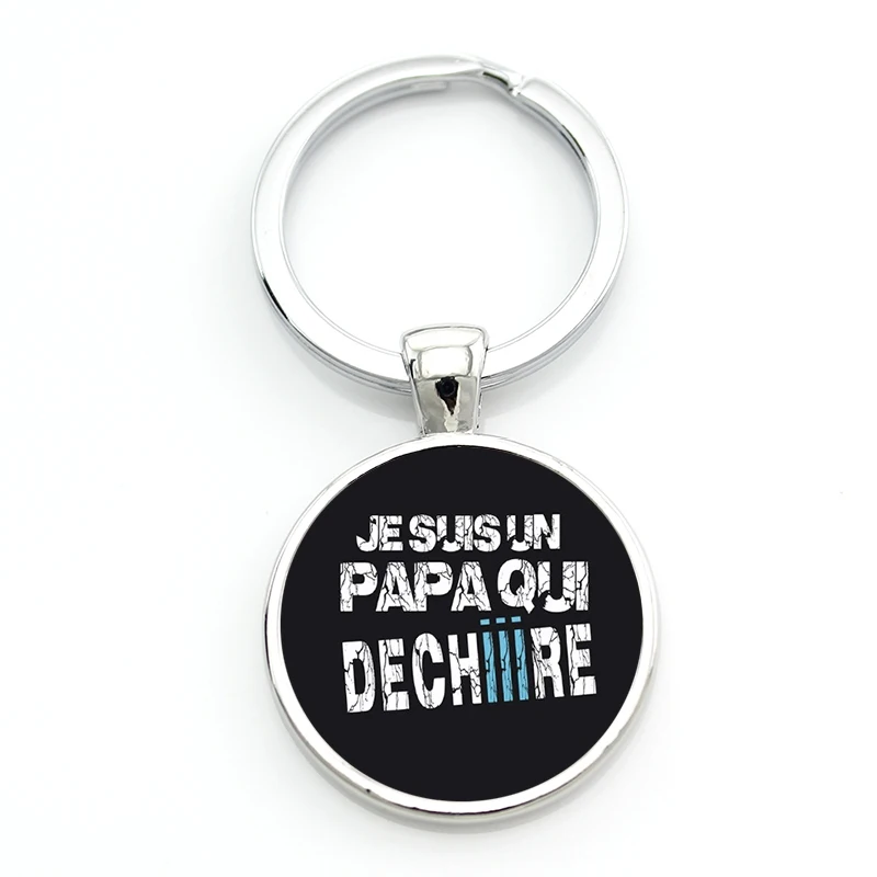 CT506 TAFREE изысканный модный брелок с надписью I Love daddy this much для мужчин, ювелирные изделия je suis un papa qui dechire, брелок для ключей, держатель для dad CT494 - Цвет: CT506