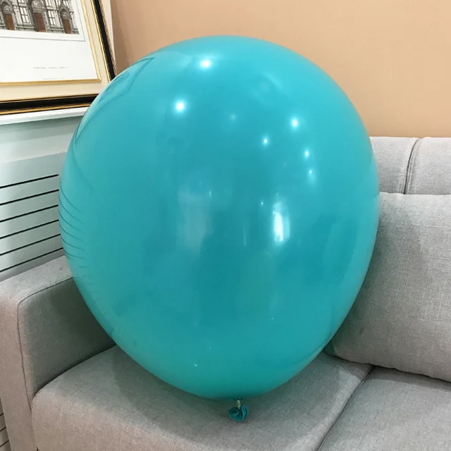 Tiffany 5 шт. 36 дюймов красочные большие латексные шары, гелий надувные гигантские шары, свадебные украшения, большой шар для дня рождения - Цвет: Tiffany