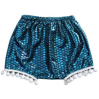 Милые детские шаровары шорты русалки для девочек штаны подгузник|girls shorts|kids shorts