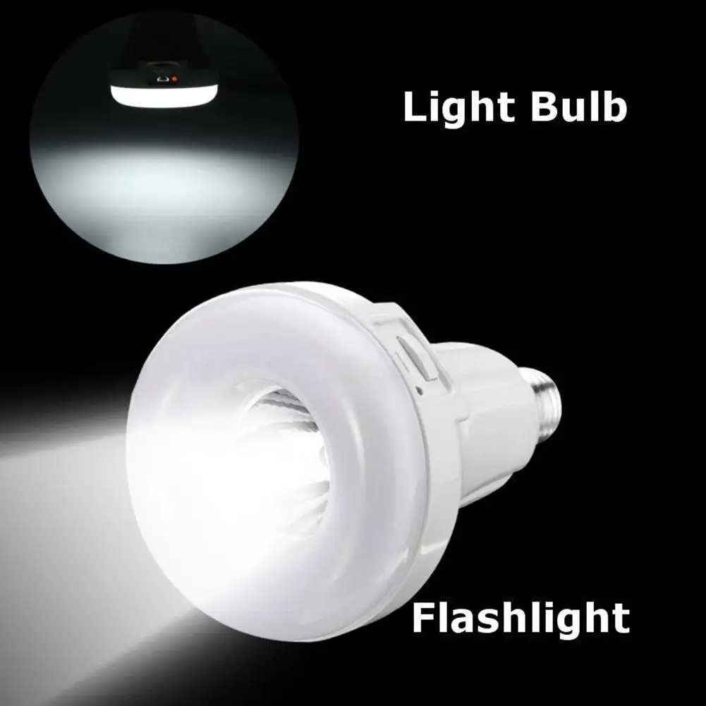 LumiParty LED E27 энергосберегающая USB перезаряжаемая интеллектуальная лампа фонарик