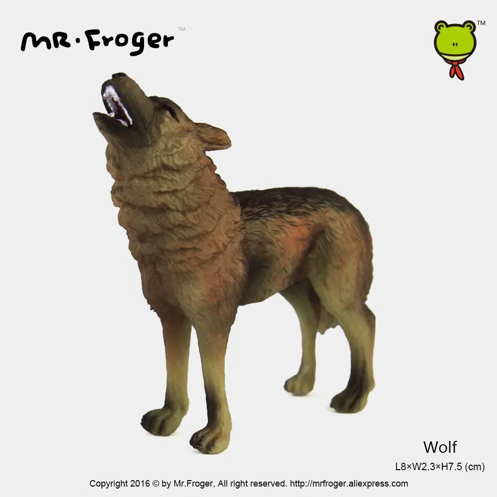 Mr.Froger модель волка игрушка дикие животные набор игрушек зоопарк Моделирование Пластиковые Твердые Классические игрушки дети пластиковые м... (art.: 7a0f2d57b) - 7a0f2d57b