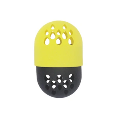 Yellow Мягкий силиконовый держатель для сушки порошка, подставка для яичная подставка для красоты, микрофибра, губка, подставка для дисплея, контейнер для блендера, Аксессуары для красоты - Цвет: Yellow