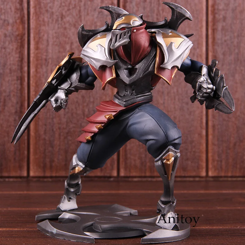 Riot Games Zed Unlocked 005 мастер теней ПВХ фигурка Коллекционная модель игрушки