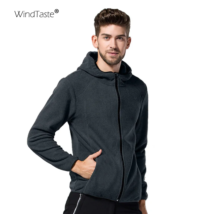 Мужские флисовые куртки WindTaste теплые для кемпинга пешего туризма альпинизма