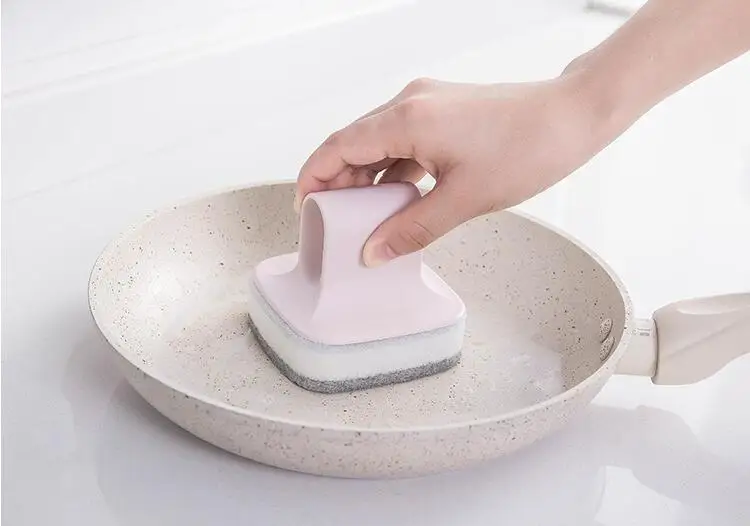 1 шт. кухонная Чистящая Щетка стойка для хранения губка настенная с ручкой щетка