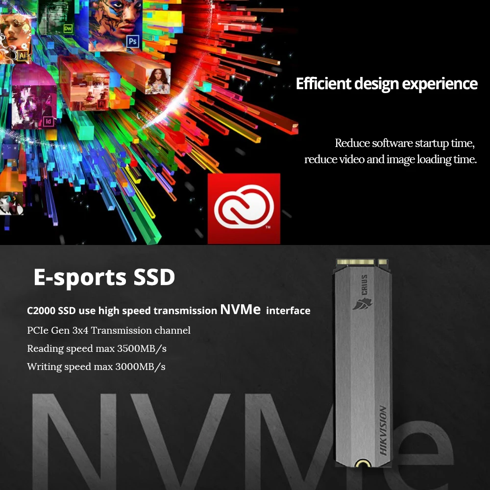 HIKVISION m.2 ssd 256 ГБ 512 1 ТБ 3D NAND Flash TLC NGFF PCIe Gen 3 NVMe 10 лет гарантии твердотельный