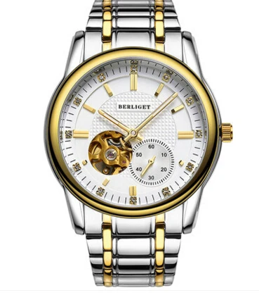 Автоматические механические часы водостойкие наручные 50 м Мужские