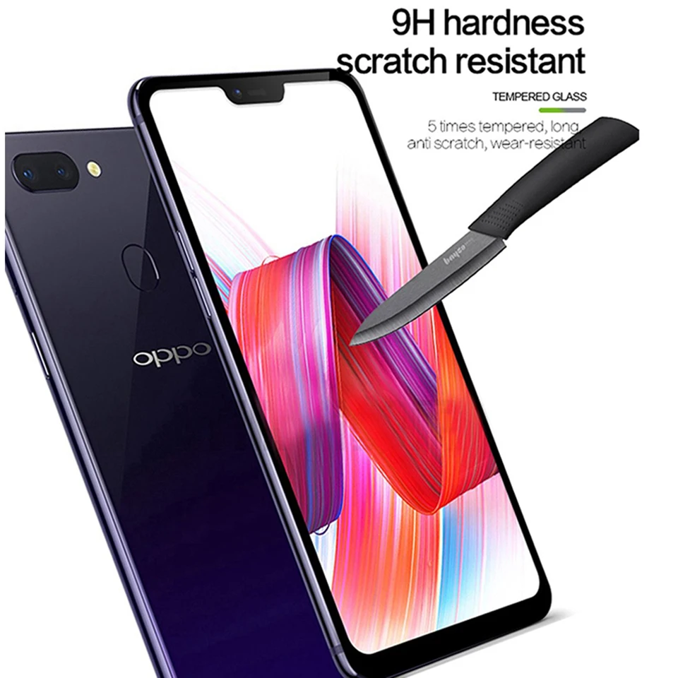 Новое 3D полное покрытие закаленное стекло для OPPO F7 R15 Защитная пленка экрана