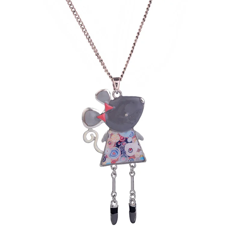 D & Rui ювелирные изделия эмалированное ожерелье для женщин девочек детей