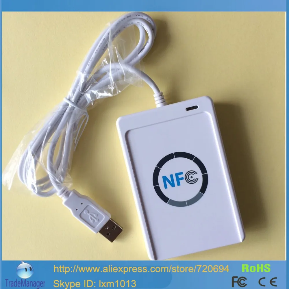 13.56 МГц ACR122U A9 Бесконтактных Смарт RFID Считыватель Писатель по UID карты Нуля 0