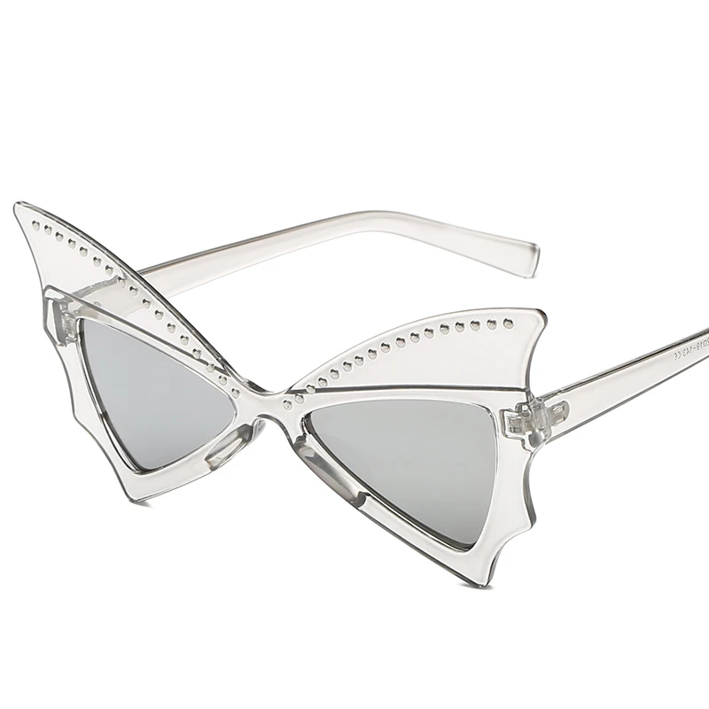 2018 новые модные негабаритные Солнцезащитные очки женские остроносые