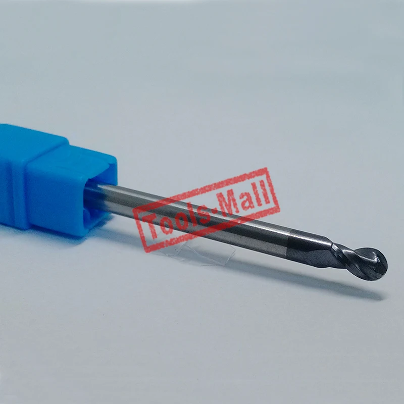 1 шт. радиус = 2 мм Флейты hrc60 R2 * 8 D4 75 твердого карбида Ball нос концевой Фрезы фрезы С