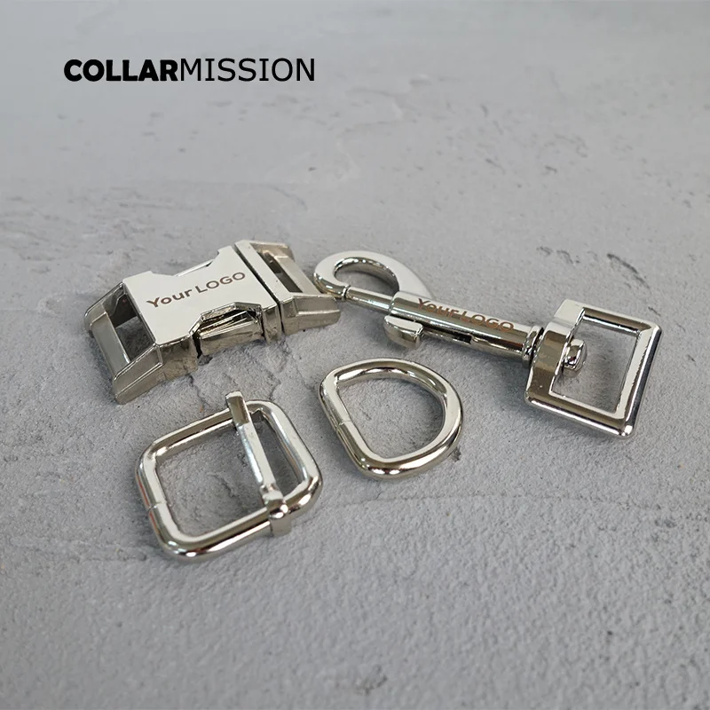 10 компл./лот (металлическая пряжка + настраиваемая кольцо D металлическая