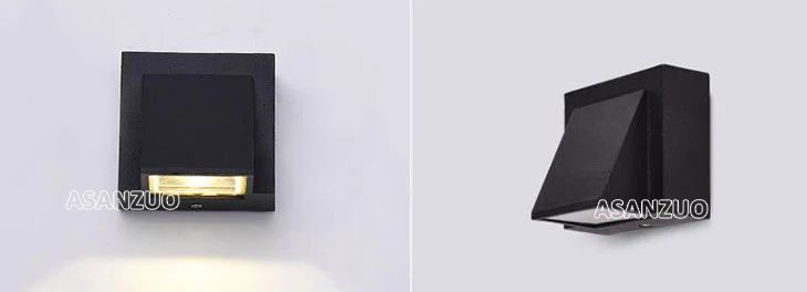Small Light 3W LED Wall Lamp Sconce Waterproof Porch Light Modern LED Wall Light Balcony Fence Villas Community Walls lighting
