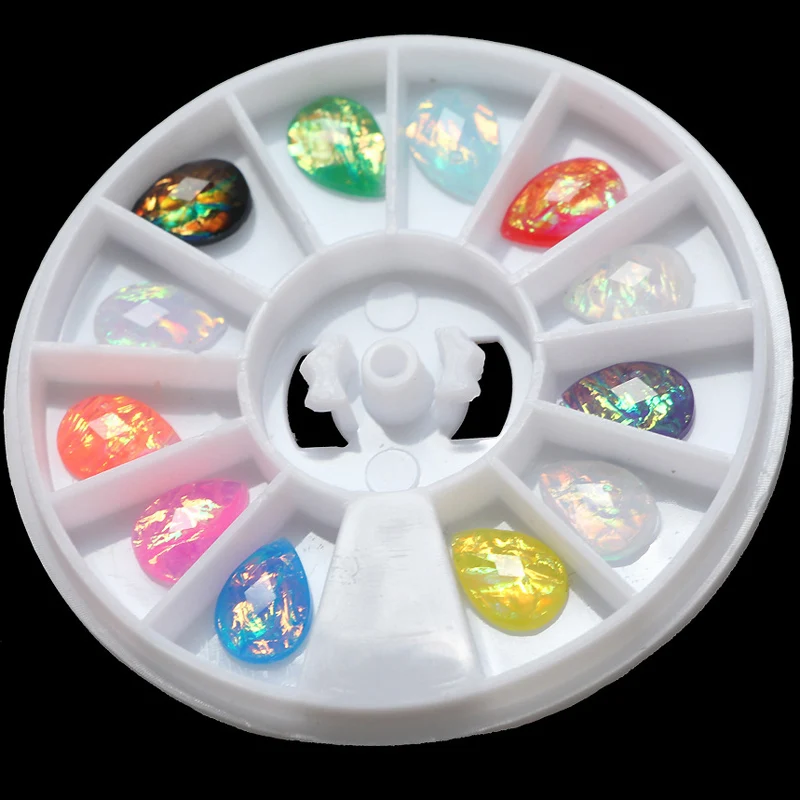 Акриловые наклейки для дизайна ногтей 12 шт. 3d-блестки шпильки украшения своими