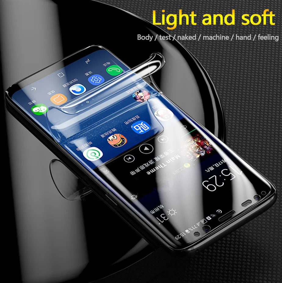 HOPCHAM ТПУ Защитная пленка для Samsung Galaxy S9 S8 S7 Edge Note 8 Взрывозащищенная Plus (не