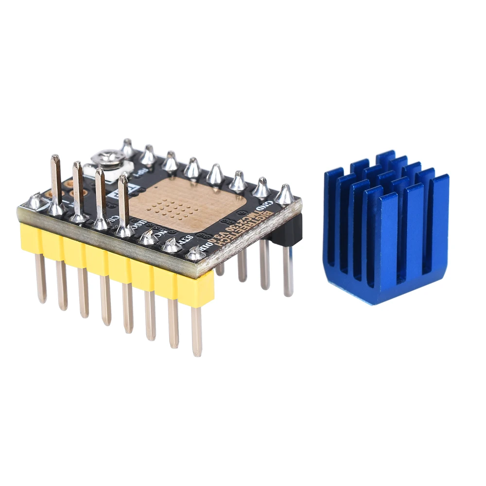BIGTREETECH TMC2130 V3.0 Драйвер шагового двигателя TMC2208 UART TMC5160 SPI StepStick бесшумный 3d принтер части SKR V1.3 PRO MKS плата