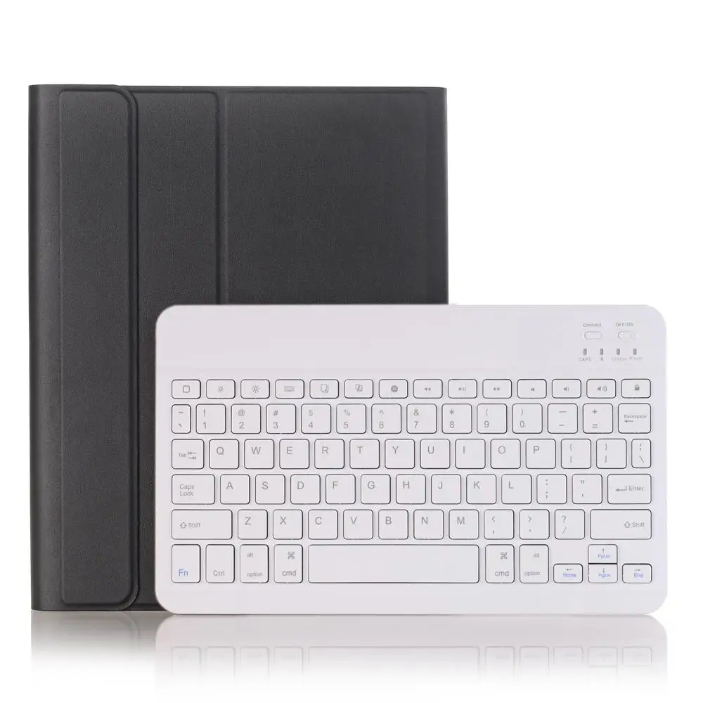 Black with White Чехол-клавиатура для Apple iPad Air 10,5 Air 3 iPad Pro 10,5 A1701 A2152 чехол-клавиатура с Bluetooth - Цвет: Black with White
