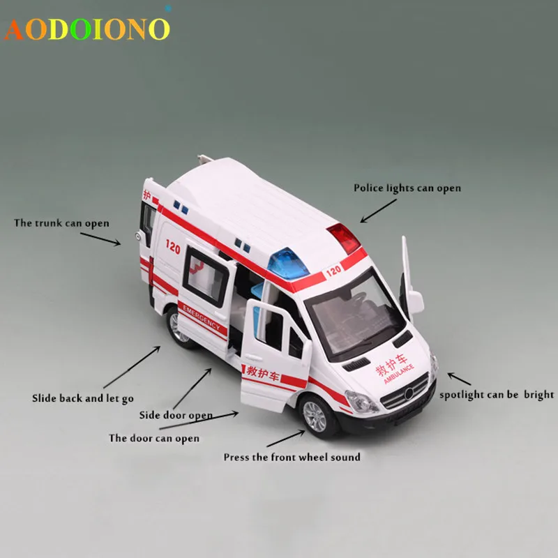 Развивающие отступить игрушечный автомобиль 1:36 сплава литья под давлением