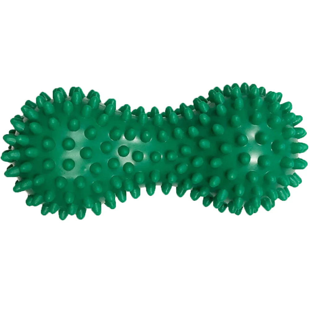 Портативный колючий мячик для массажа стоп ролики релаксации тренировочный