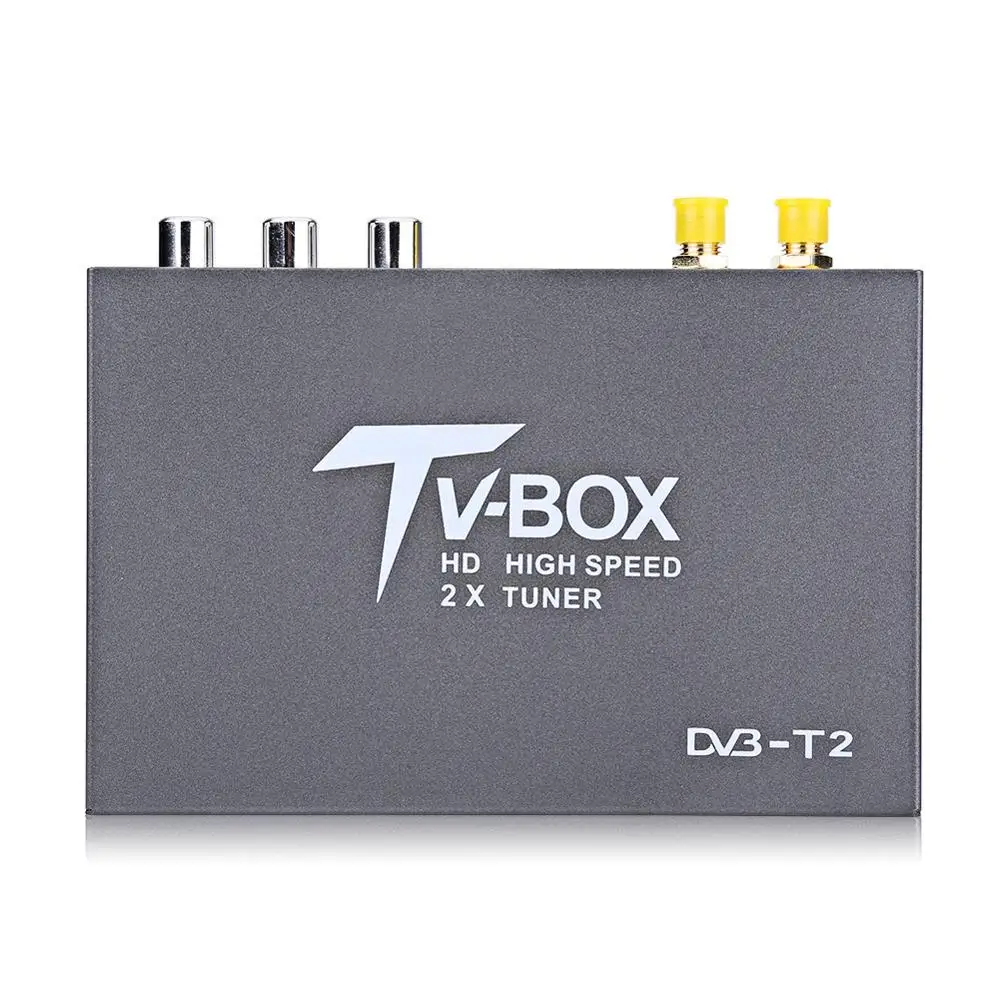 Carplay 1080P HD DVB T автомобильное цифровое мобильное телевидение приемник T2 для