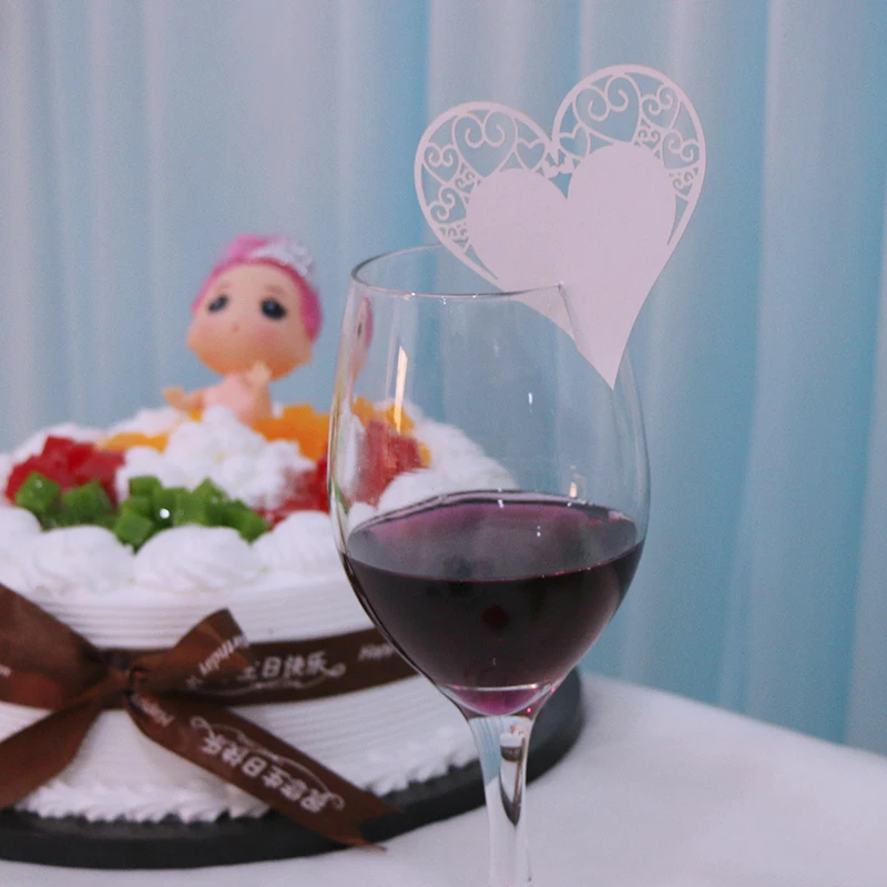 Cevent 50 шт./лот свадебные карты настольные украшения лазерная резка сердца