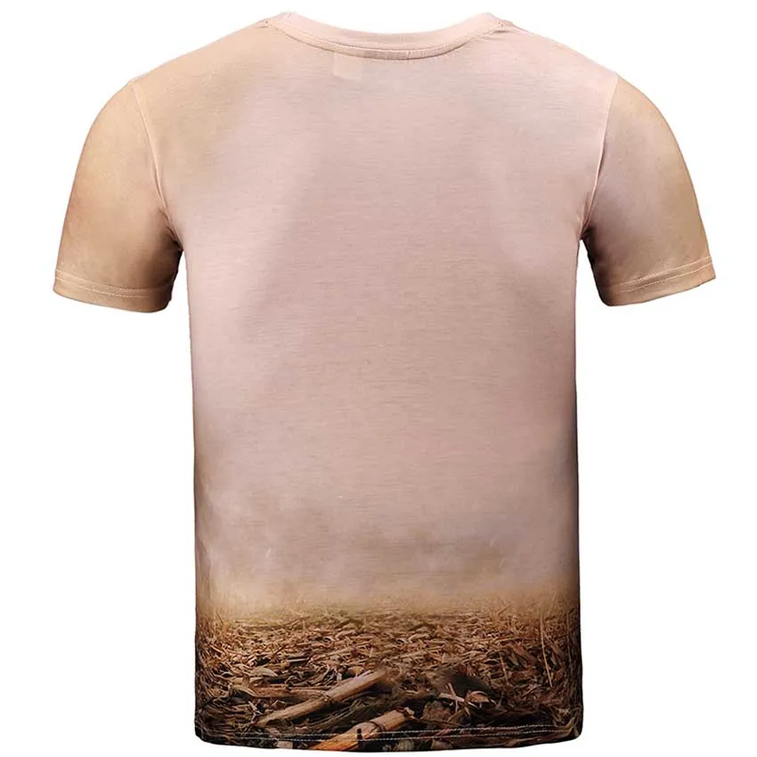 Mr.1991INC Для мужчин футболки модные 3d олень Забавный природа сцены 3D цифровой