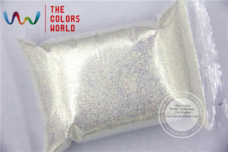 Белый светильник TCR6321A с синим сияющим цветным блеском, размер 0,2 мм, Шестигранная форма, Потрясающие Блестки для дизайна ногтей и рукоделия