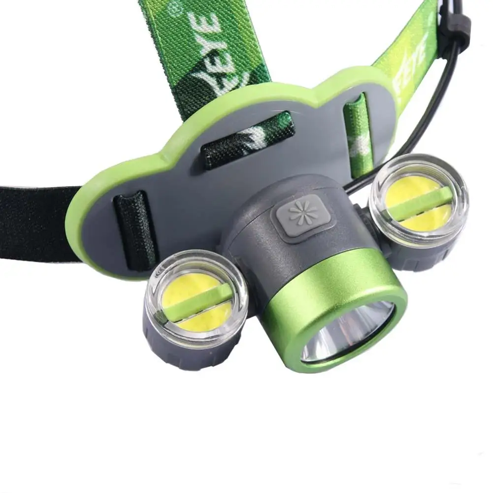 Skywolfeye факел налобный фонарь 8000LM USB перезаряжаемая фара зум 18650 батарея самая