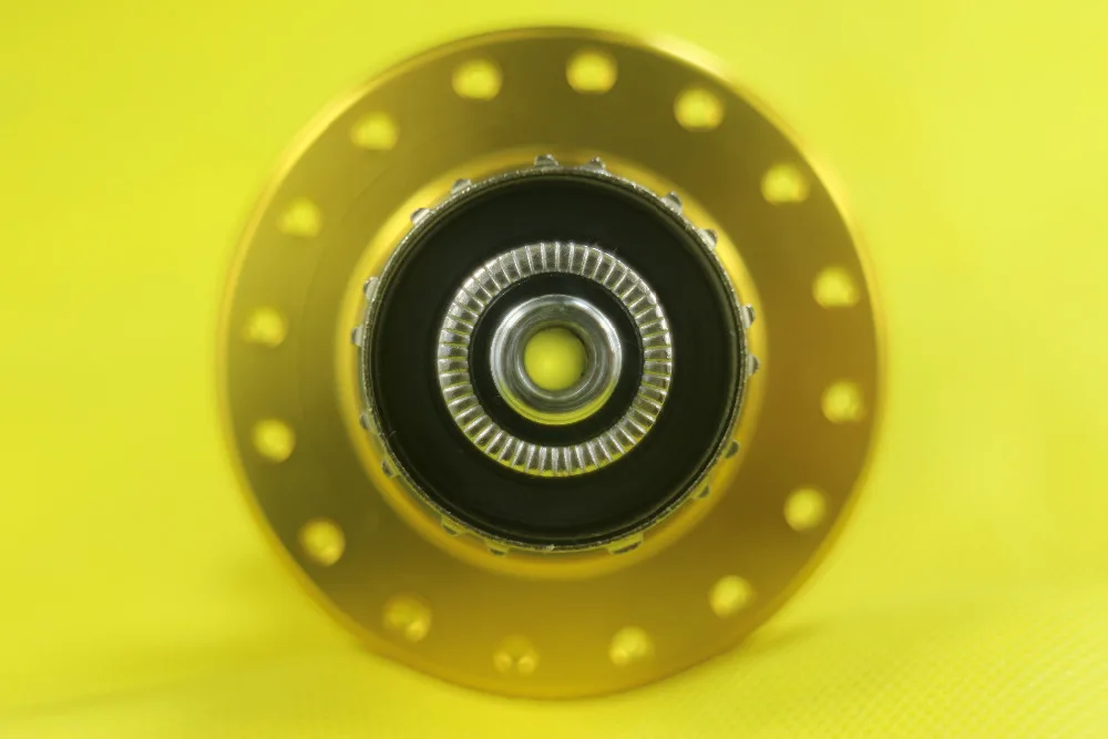Novatec D042SB Дисковый Тормоз MTB Задняя Ступица 32 отверстия Золото O.L.D 135 мм стальной