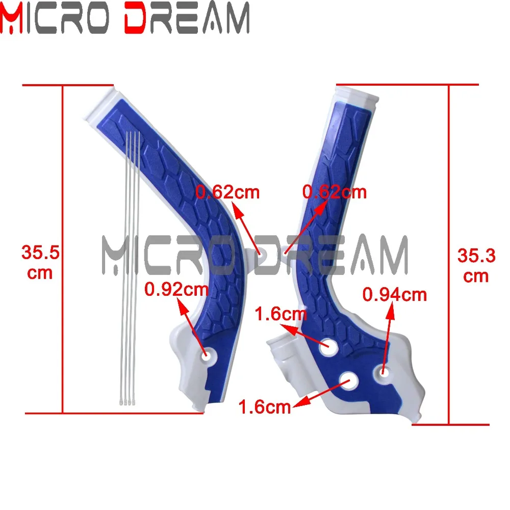 Байк мотокросс X-Захваты каркасные охранники оранжевый frameguard для KTM SX EXC/SXF/EXCF 125/250/300/350/450 Husqvarna TE/FE/FC/TC