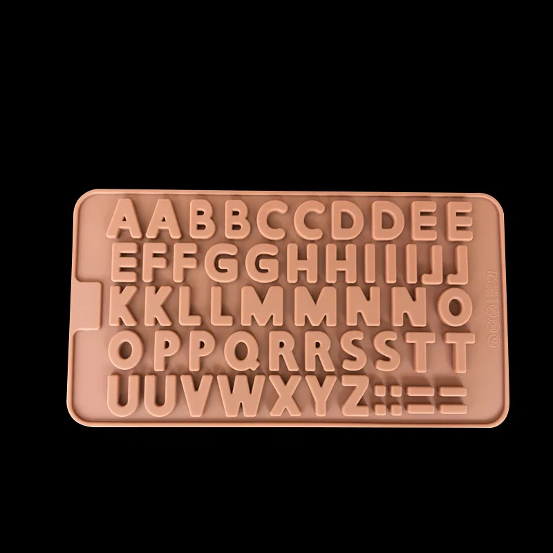 Силиконовые формы с цифрами на день рождения английская алфавита шоколадная