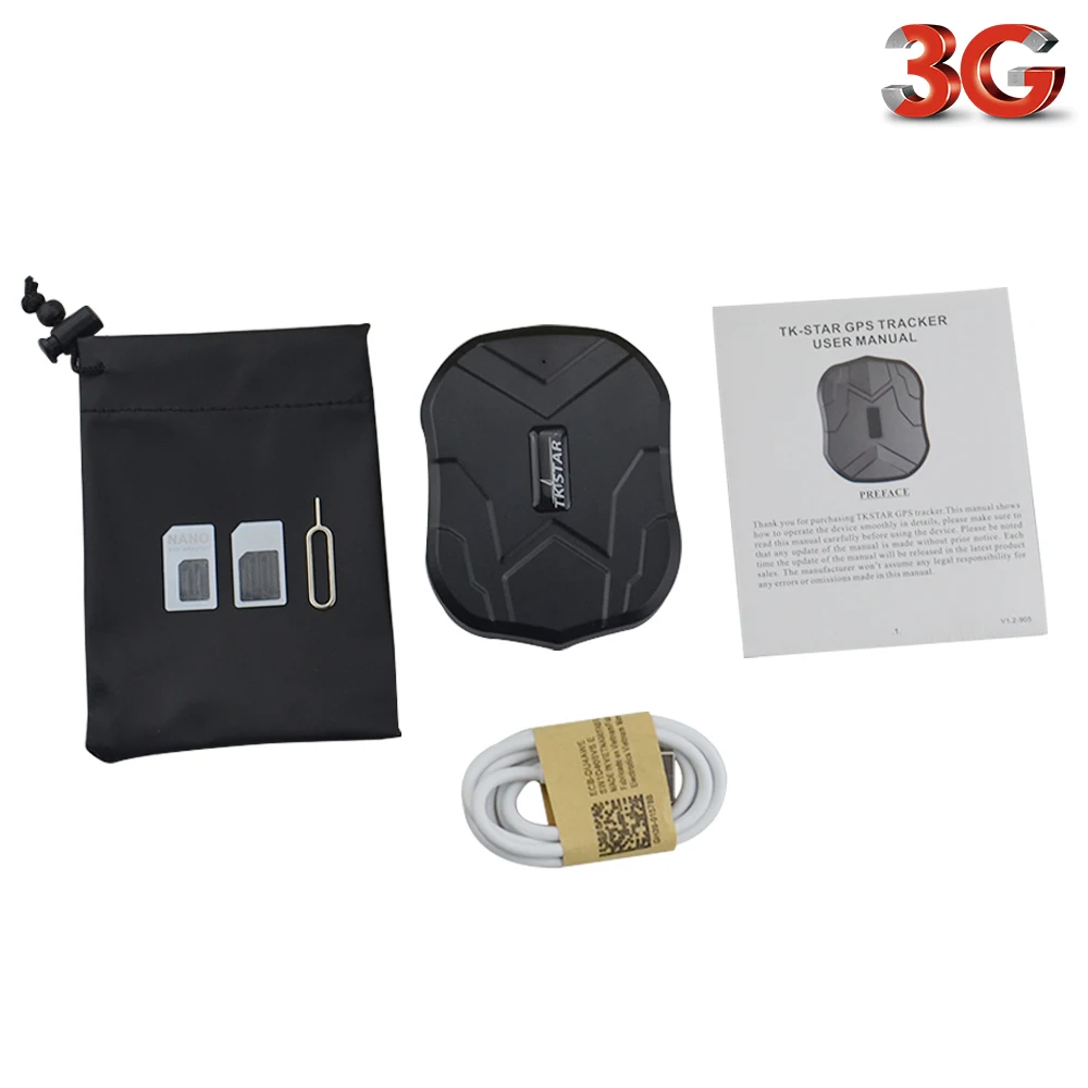 3G NO box Водонепроницаемый 2G 3g TKSTAR TK905 Автомобильный gps трекер Автомобильный gps локатор 5000 мАч 90 дней в режиме ожидания Магнитный голосовой монитор бесплатное веб-приложение - Цвет: 3G NO box