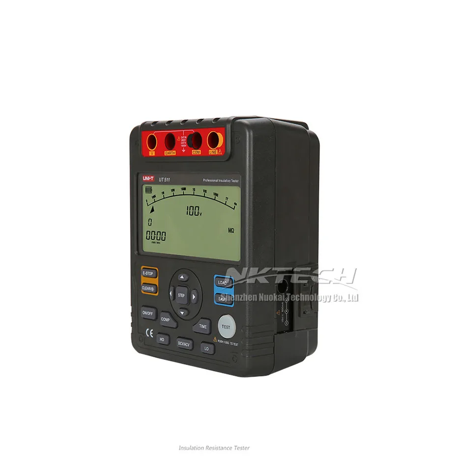 UNI-T UT511 1000V мегомовый тестер с низким сопротивлением заземления и изоляции