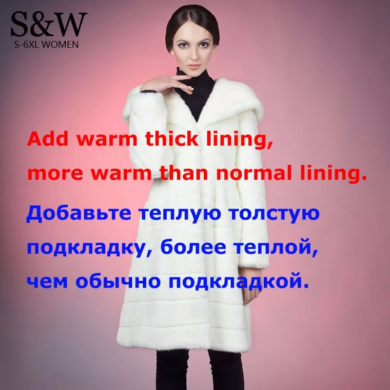 5XL 6XL размера плюс женские теплые зимние пальто длинное пальто из искусственного меха белое пальто из искусственного меха кролика куртка из искусственного меха с большим капюшоном