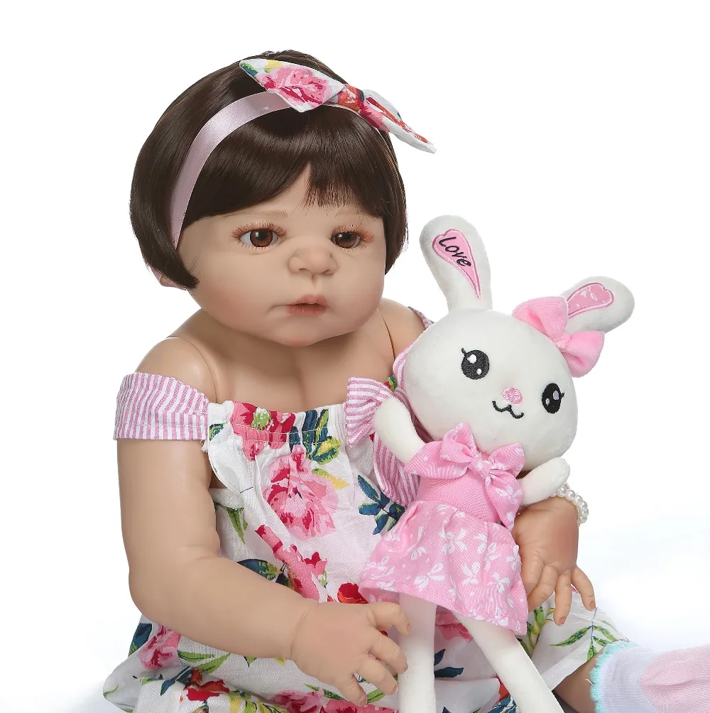 Силиконовая кукла-младенец NPKCOLLECTION 56 см 0-3 м | Игрушки и хобби