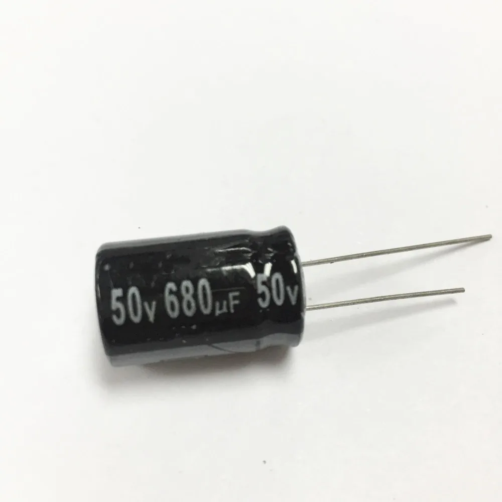 Бесплатная доставка 50 шт./лот в 680 мкФ uf50v электролитический конденсатор 13*21 мм |